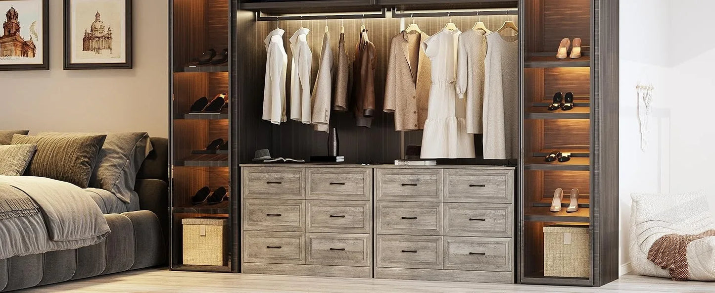 Fameill Dresser with Charging Station