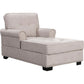 Modern Upholstered Chaise Lounge