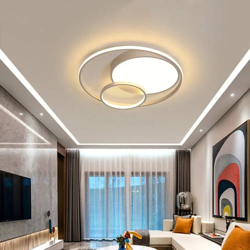 Modern 3-Rings Ceiling Light