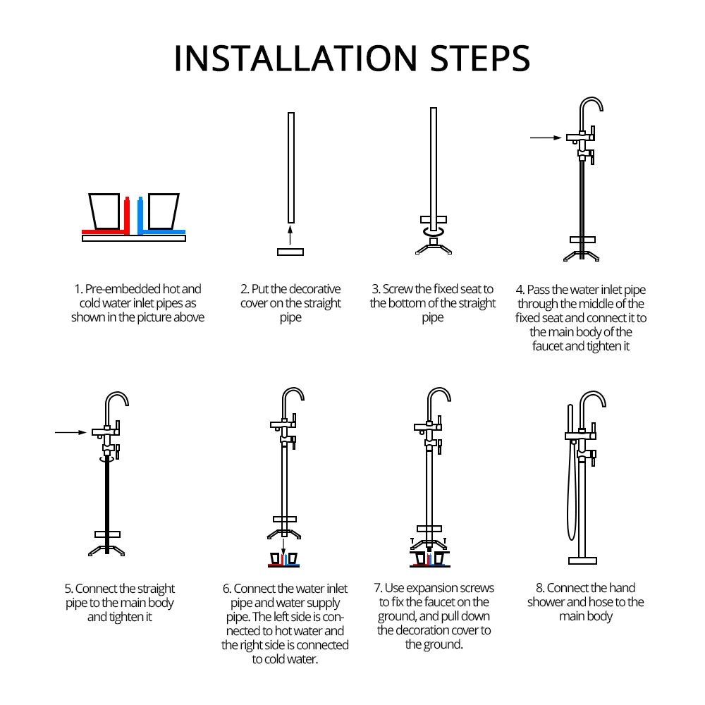 Freestanding Bathtub Faucet