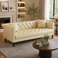 Heritage Tufted Leather Sofa