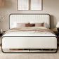 Modern Curved Upholstered Platform Bed