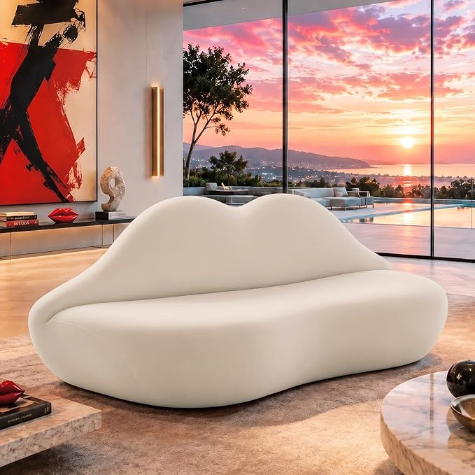 Art-Inspired Sculptural Lounge Chair