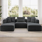 CloudFlex Corduroy Modular Sectional Sofa