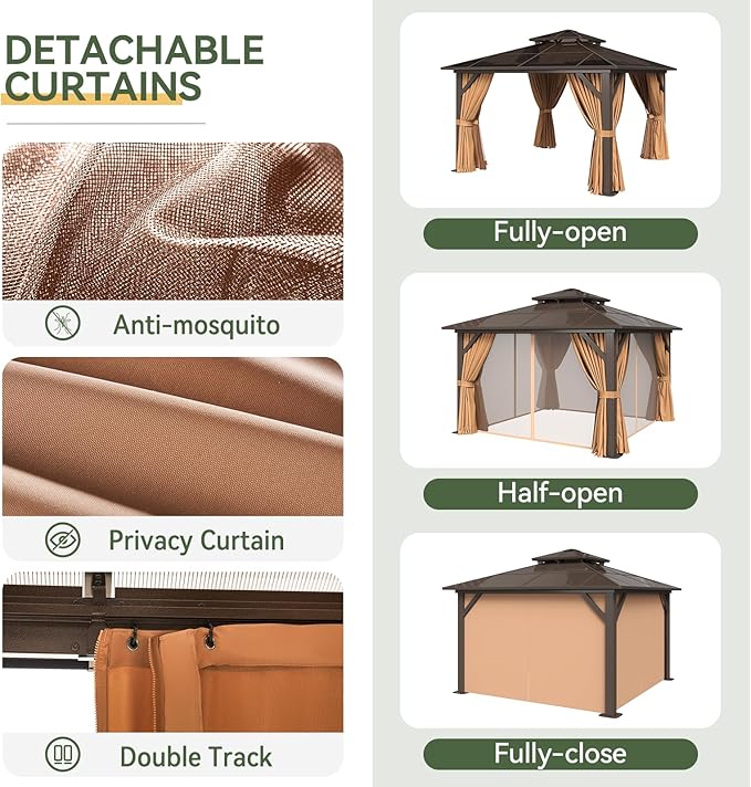 Escape Double Roof Gazebo