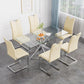 Celeste Rectangular Glass Dining Set
