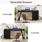 Prestige Computer Desk with Reversible File Cabinet
