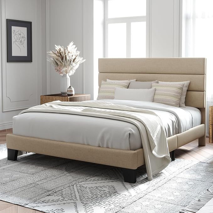 Minimalist Upholstered Bed