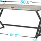 Ironwood Executive Desk – Modern Industrial Workstation