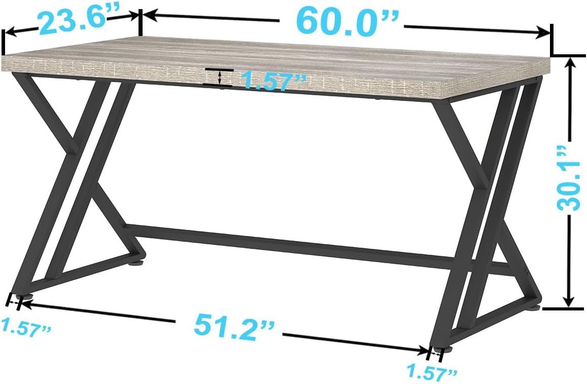 Ironwood Executive Desk – Modern Industrial Workstation