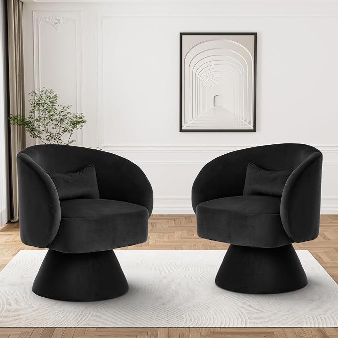 Nova™ Velvet Swivel Chair