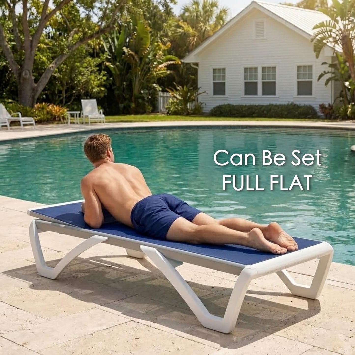OasisFlex Aluminum Chaise Lounge