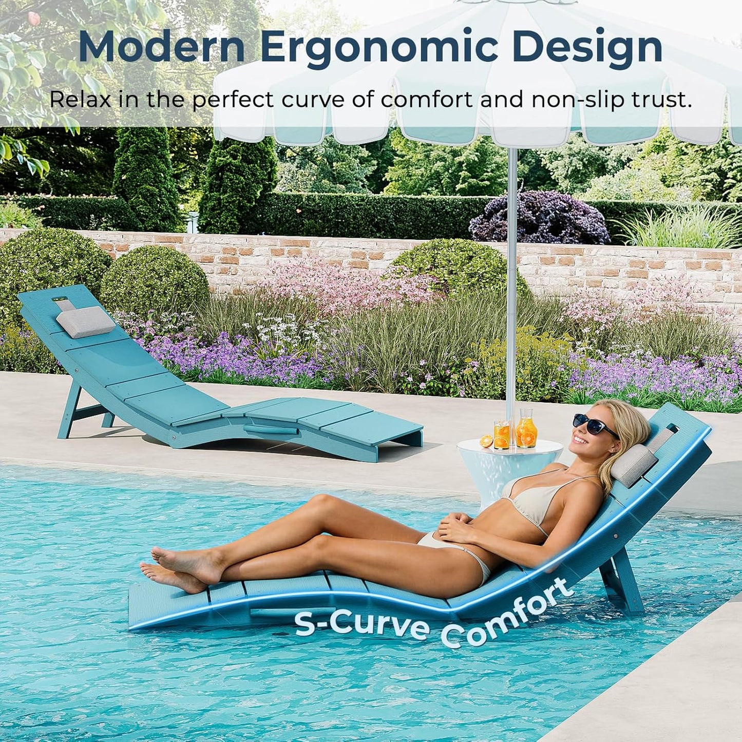 LagunaWave™ In-Pool Chaise Lounge Set