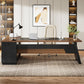 Grandview Executive L-Shaped Desk with File Storage