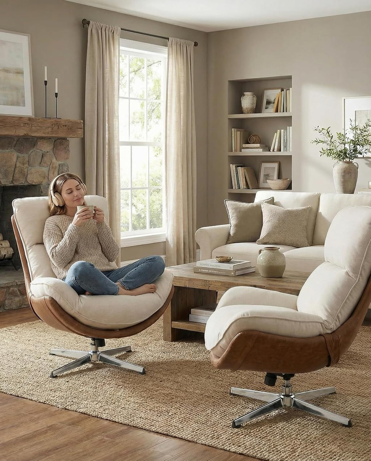 Modern Swivel Accent Chair