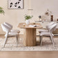 Monroe Fluted Pedestal Dining Table