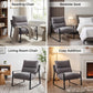 Montrose Fabric & Leather Accent Chair