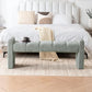 Modern Channel Tufted Upholstered Bench