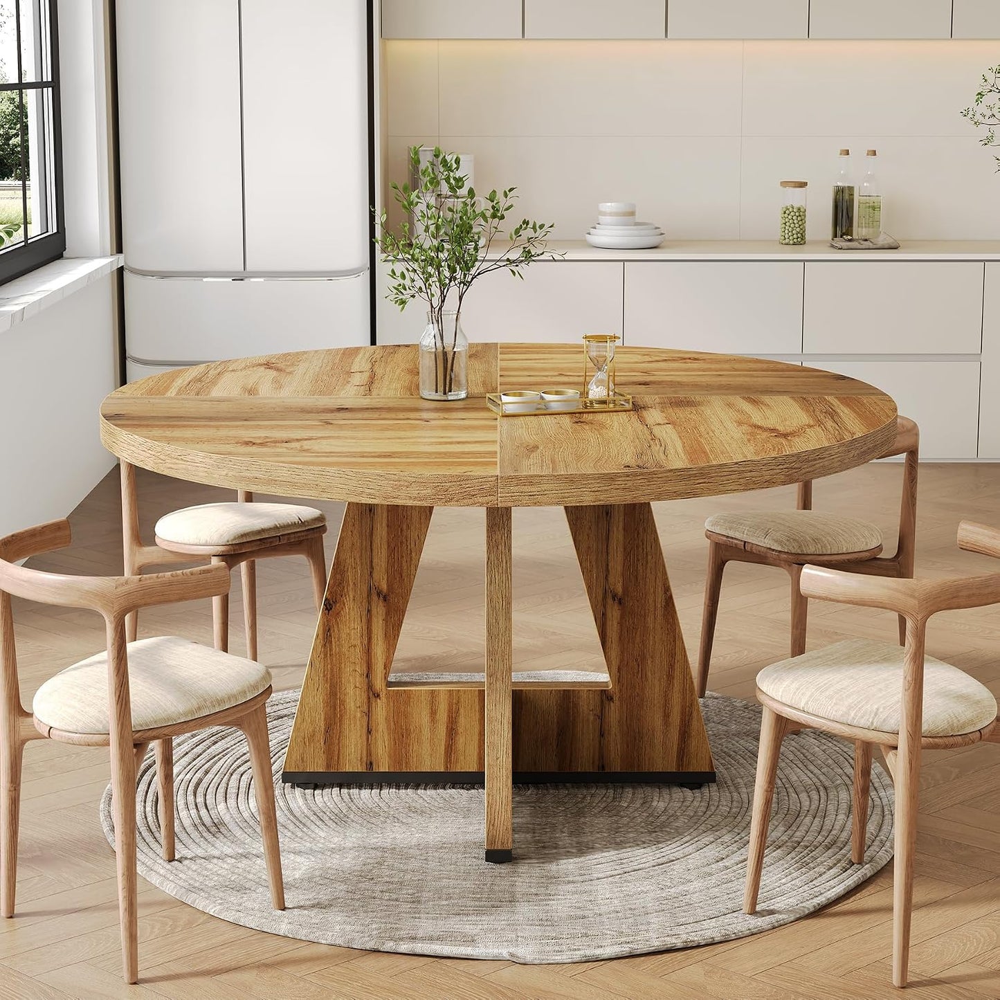 Brighton 47" Round Pedestal Dining Table