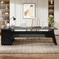 Grandview Executive L-Shaped Desk with File Storage