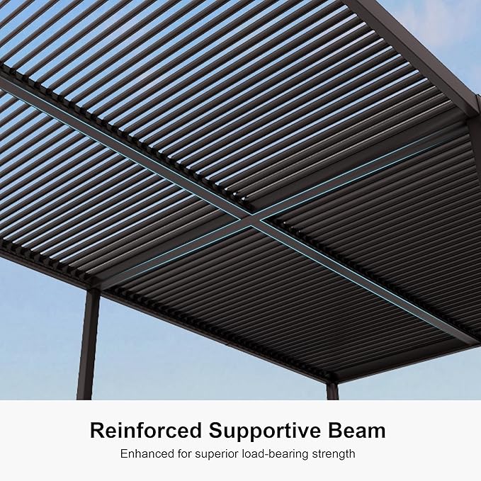 Modern Luxe Louvered Pergola