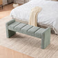 Modern Channel Tufted Upholstered Bench