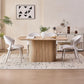 Monroe Fluted Pedestal Dining Table