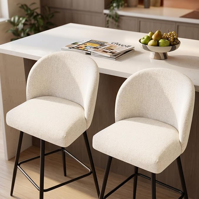 ComfortCurve 360° Swivel Bar Stool Set