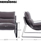 Montrose Fabric & Leather Accent Chair