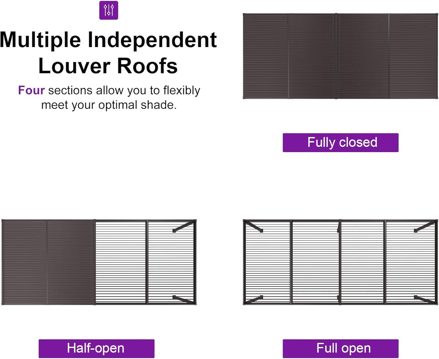 Solara Luxe Louvered Pergola