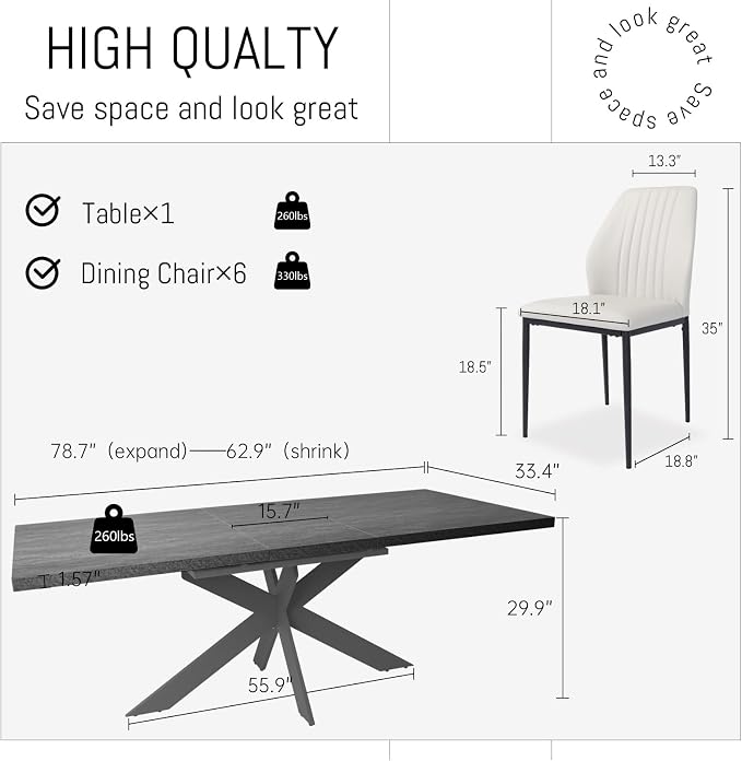 Harper Extendable Dining Set