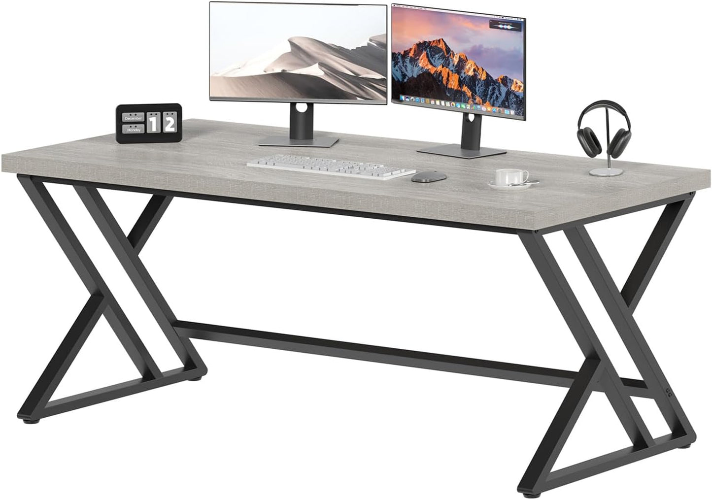 Ironwood Executive Desk – Modern Industrial Workstation