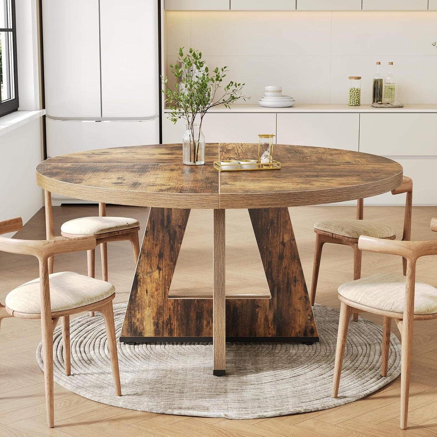 Brighton 47" Round Pedestal Dining Table