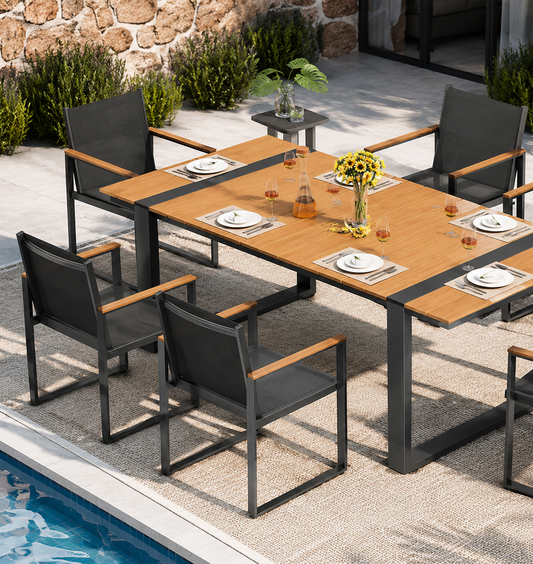 HarborLine Aluminum Outdoor Dining Set