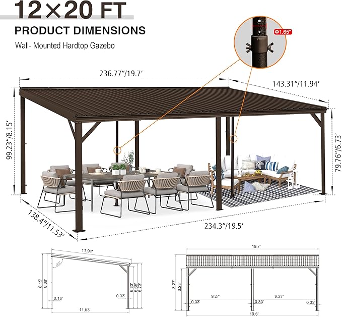 NovaLean Outdoor Pergola