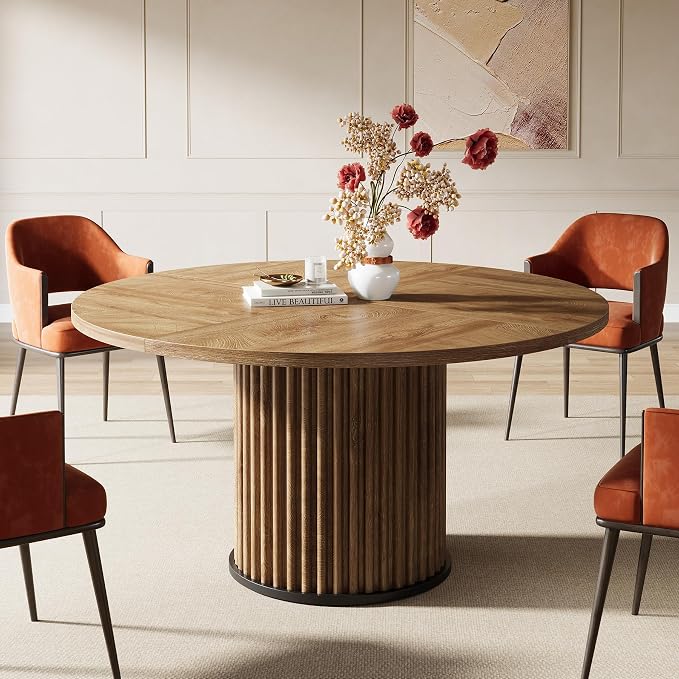 Aurelia Fluted Round Dining Table
