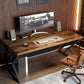 Ironwood Executive Desk – Modern Industrial Workstation