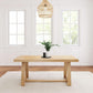 Heritage Grove Solid Wood Farmhouse Dining Table