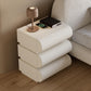 CloudCurve Faux Leather Nightstand Set