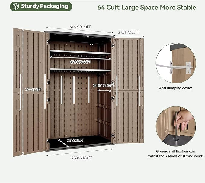 Oasis Organizer Storage Shed