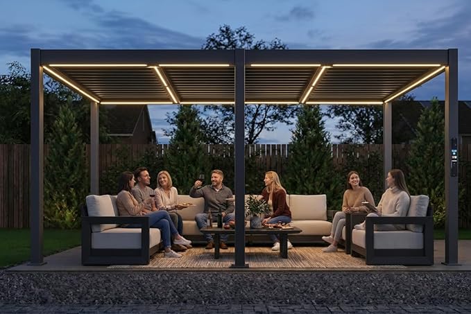 Solara Luxe Louvered Pergola