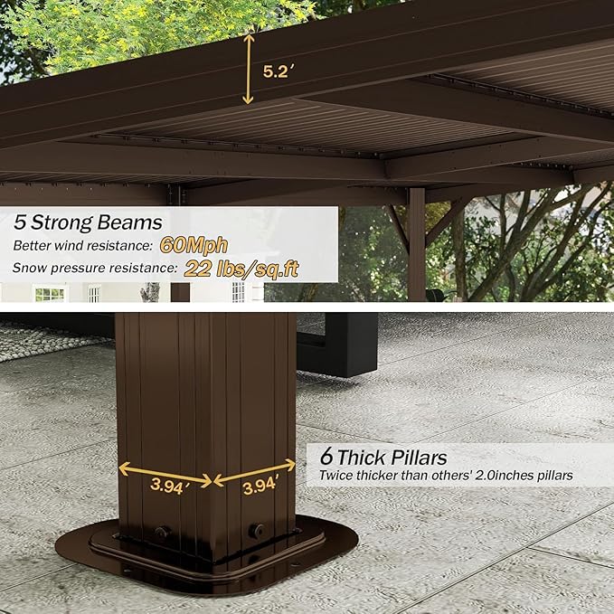 NovaLean Outdoor Pergola