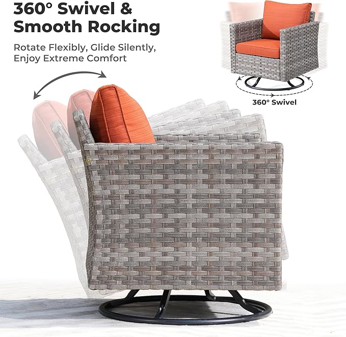 Sunset Ember 16-Piece Patio Fire Pit Set