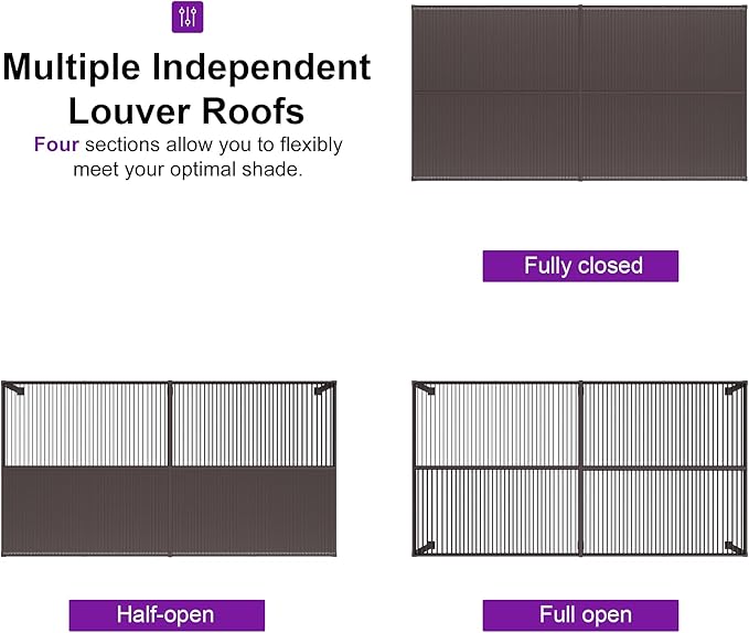 Modern Luxe Louvered Pergola