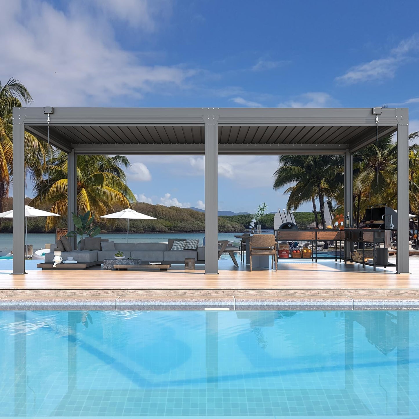 SkyShade Smart Louver Pergola