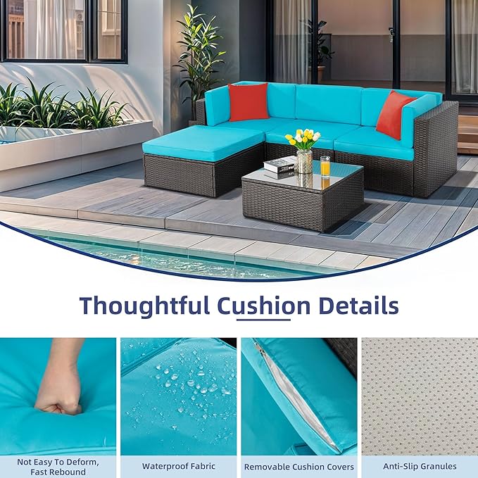 BreezeHaven Outdoor Sectional Set