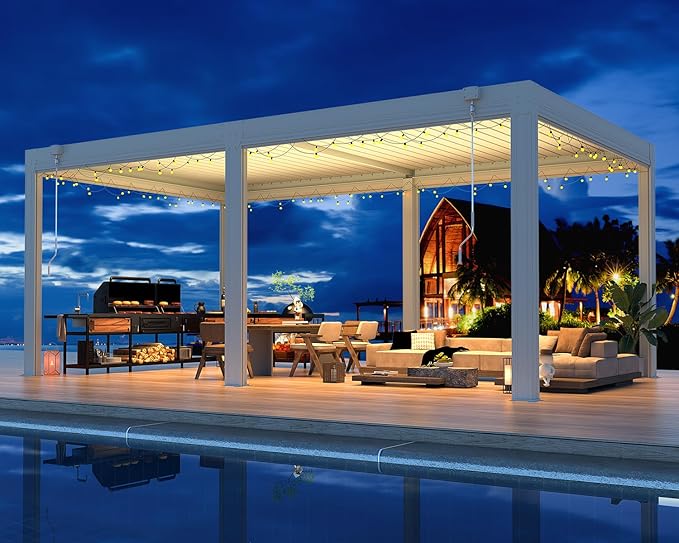 SkyShade Smart Louver Pergola