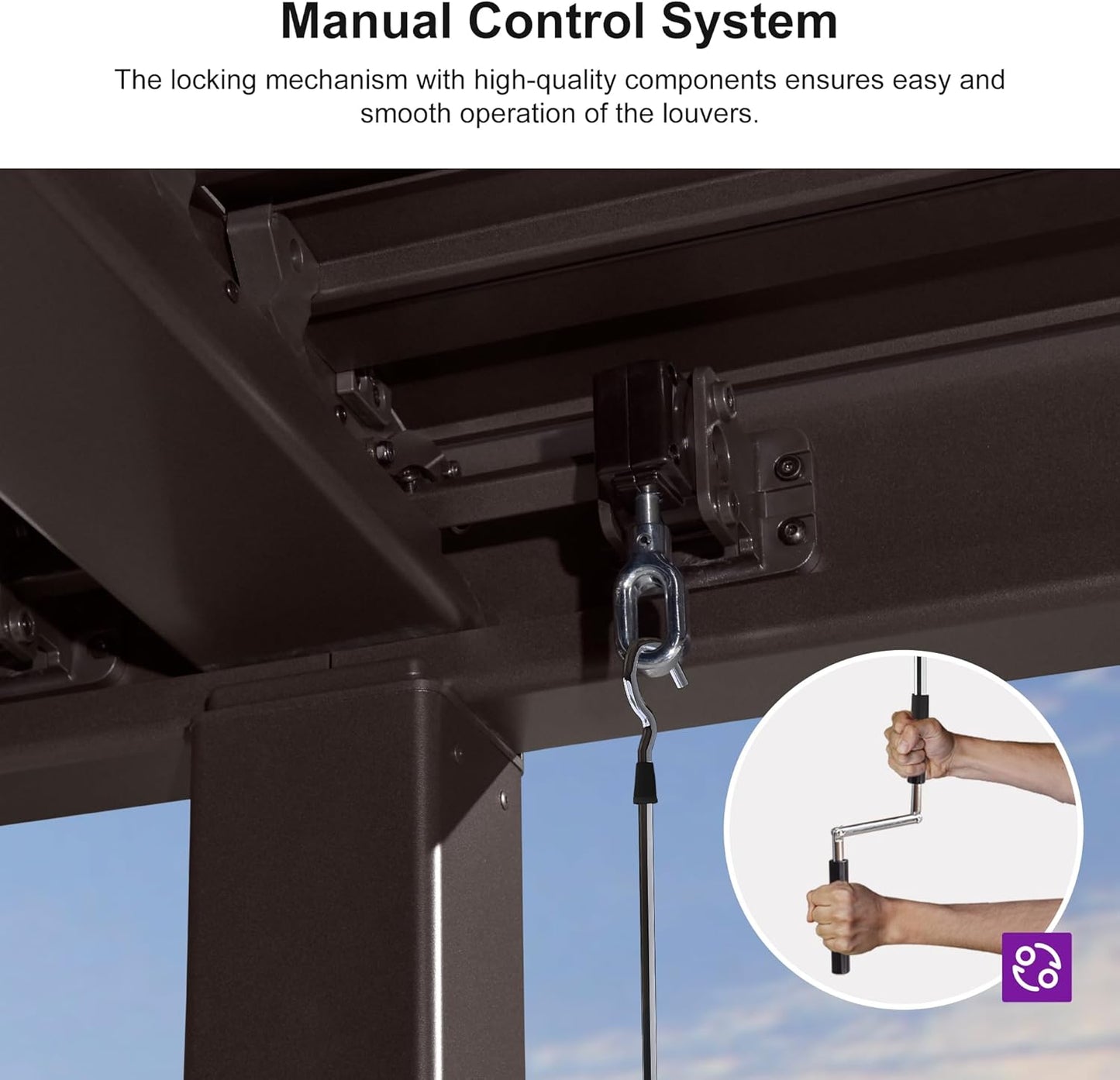 Modern Luxe Louvered Pergola