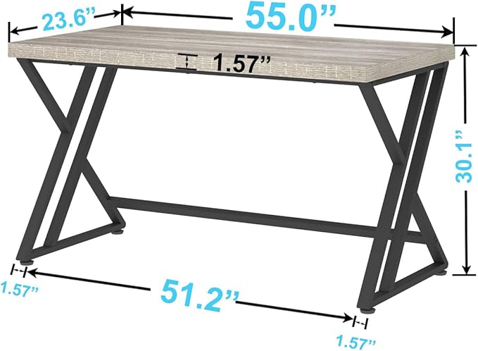 Ironwood Executive Desk – Modern Industrial Workstation