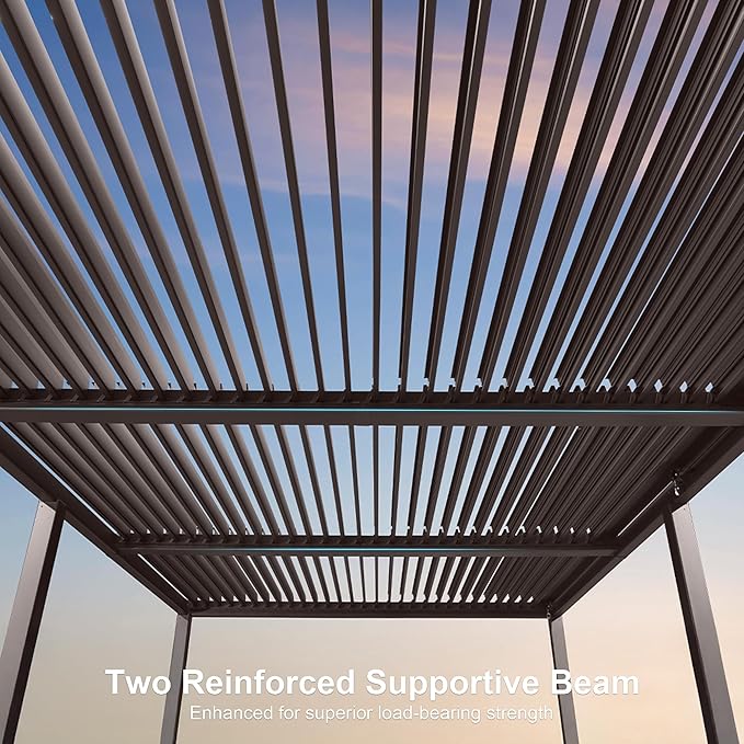 Modern Luxe Louvered Pergola